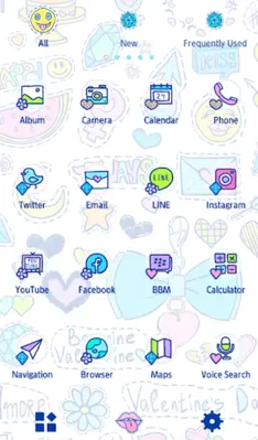 Whimsical Stickers Theme android App screenshot 2